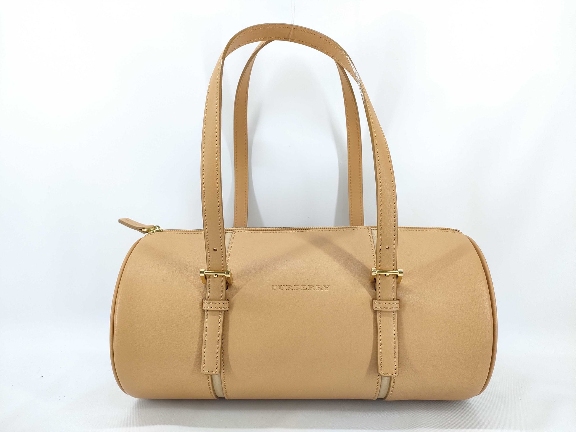 BURBERRY Papillon-type leather handbag