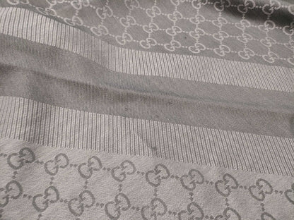 GUCCI Gucci Stole Gray Scarf