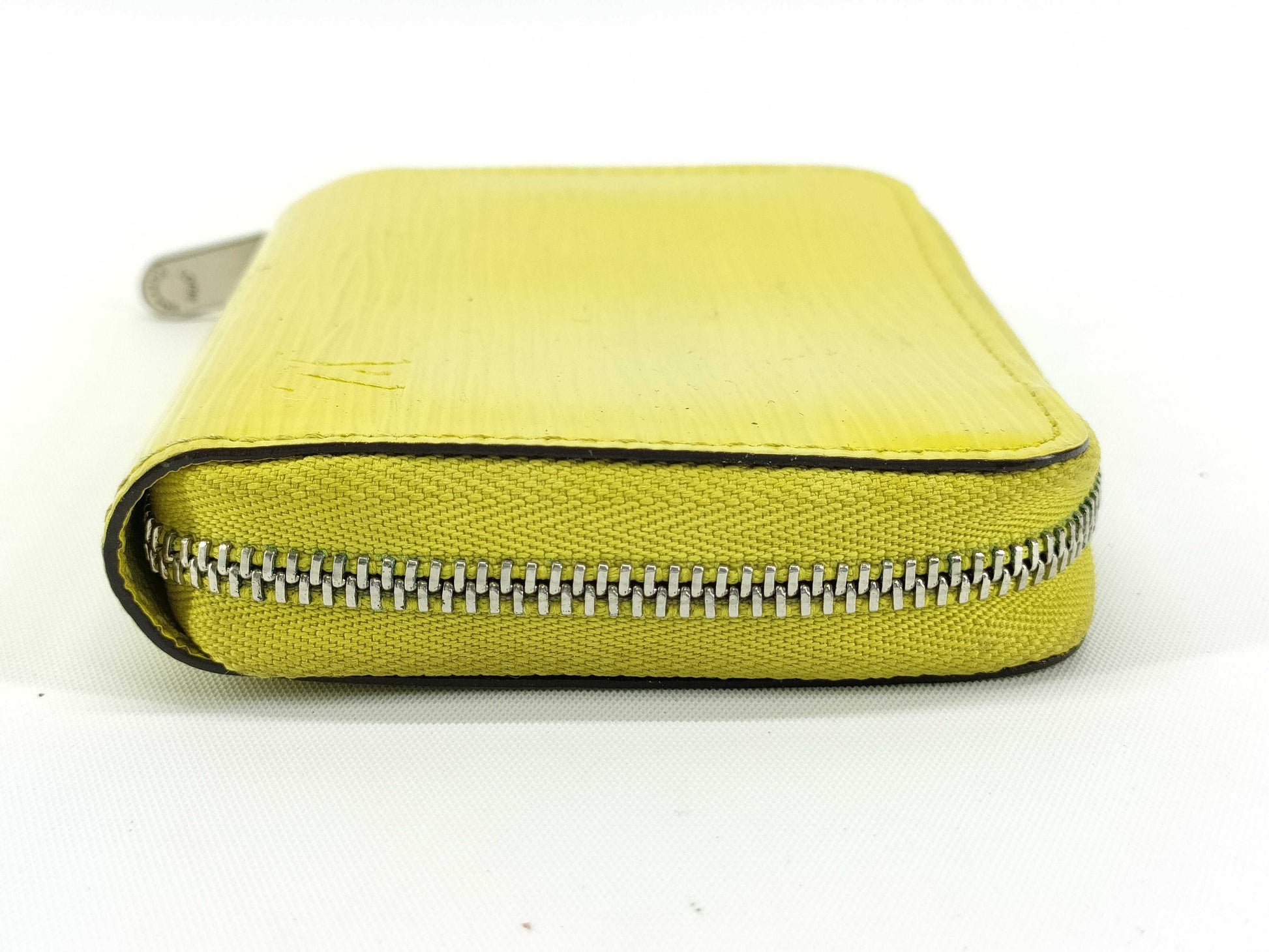 LOUIS VUITTON Epi Zippy Coin Purse in Yellow