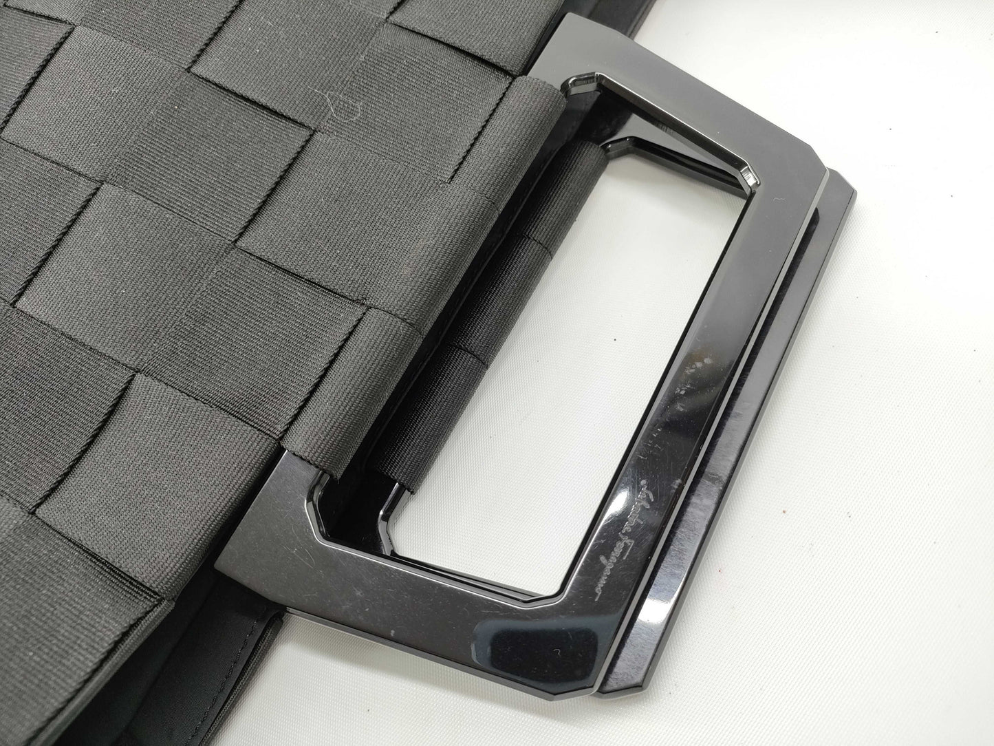 Salvatore Ferragamo 2-Way Handbag Black Shoulder Bag