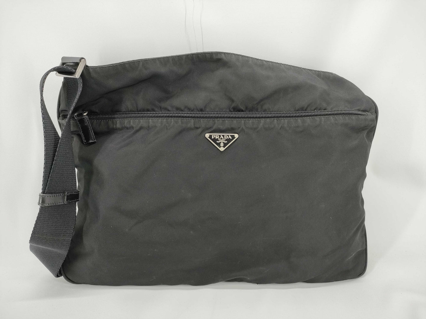 PRADA Nylon Prada Tessuto Shoulder Bag Black Shoulder Bag