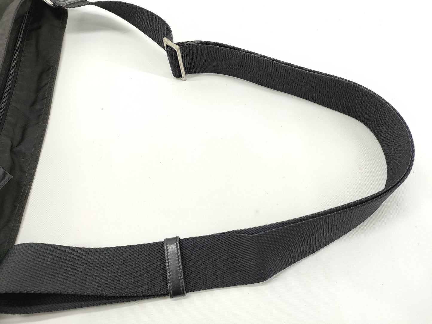 PRADA Nylon Prada Tessuto Shoulder Bag Black Shoulder Bag