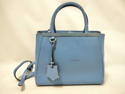 FENDI Petit Toujours 2-Way Ice Blue Handbag