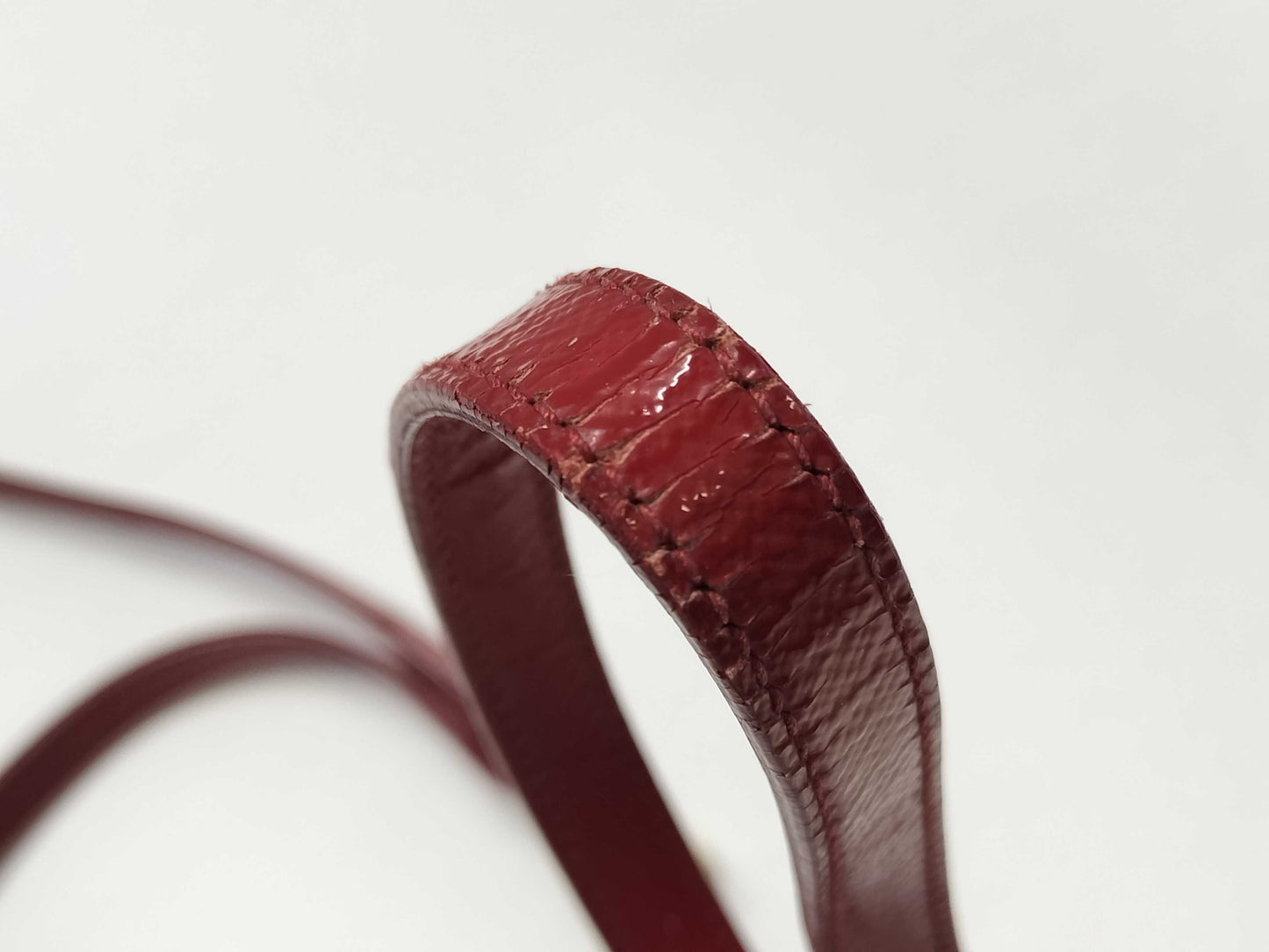 PRADA Mini Shoulder Bag Padlock Red Shoulder Bag