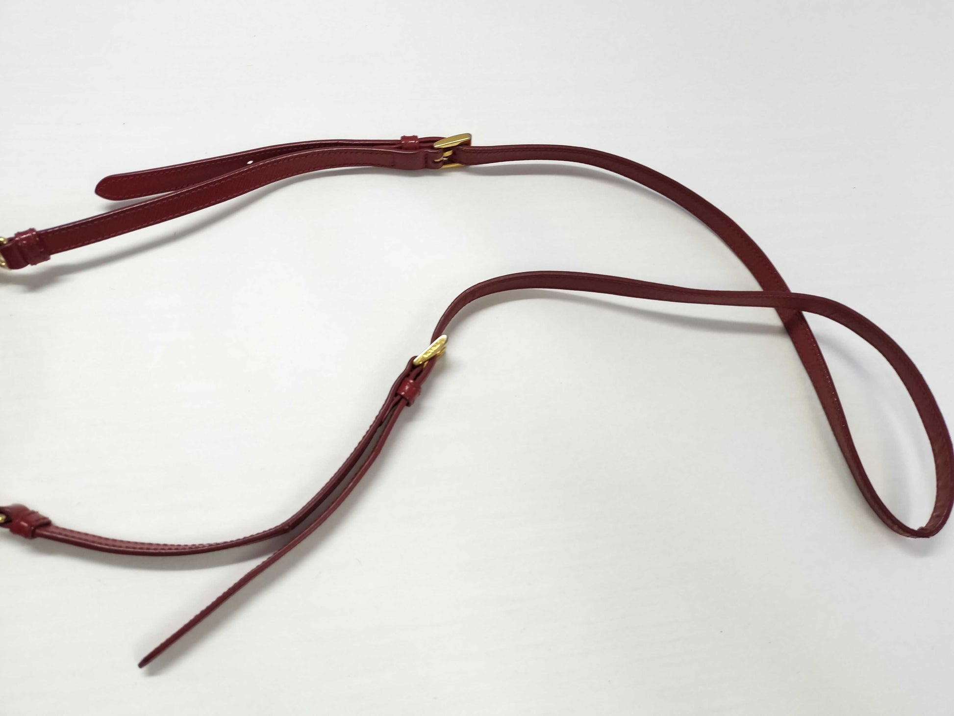 PRADA Mini Shoulder Bag Padlock Red Shoulder Bag