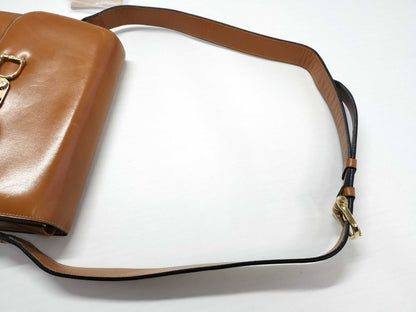 CELINE CELINE Carriage Hardware Push Lock Shoulder Bag