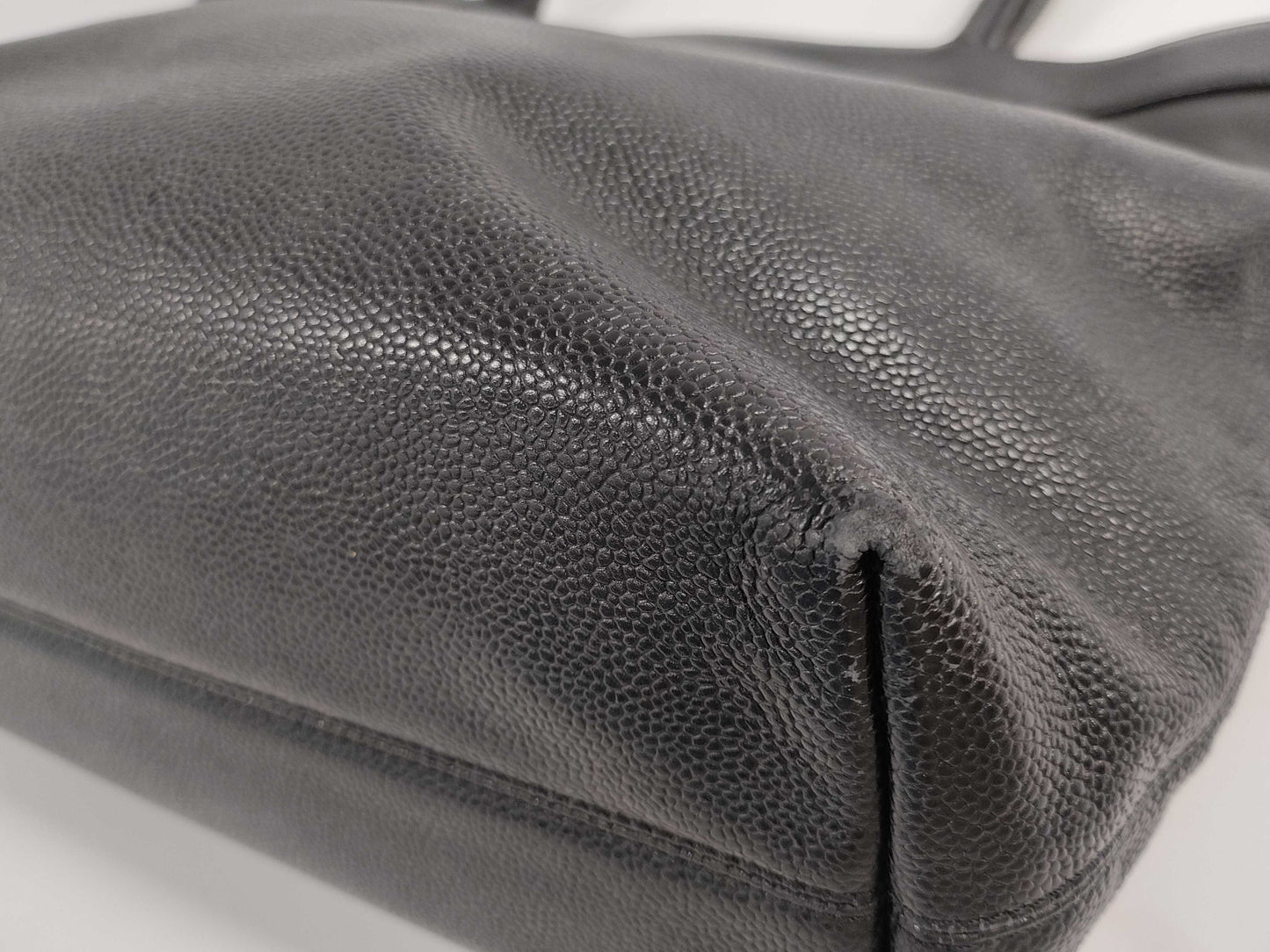 CHANEL Coco Mark Handbag Caviar/No. 6/Gallace Seal Bag