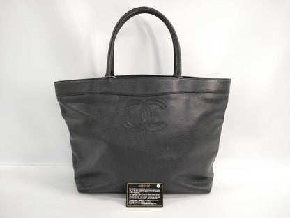 CHANEL Coco Mark Handbag Caviar/No. 6/Gallace Seal Bag