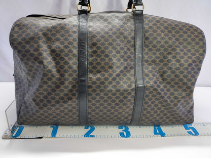 CELINE Macadam Boston Bag with Cadena Clochet Key and Name Tag