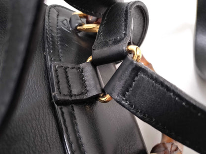 GUCCI Bamboo Backpack Bamboo/Leather Backpack