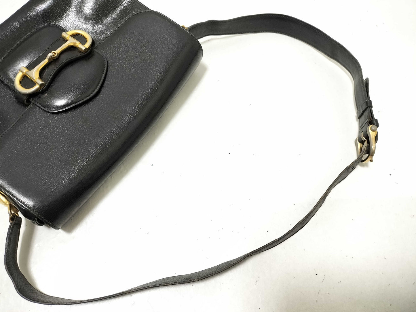 CELINE Leather Shoulder Bag Shoulder Bag