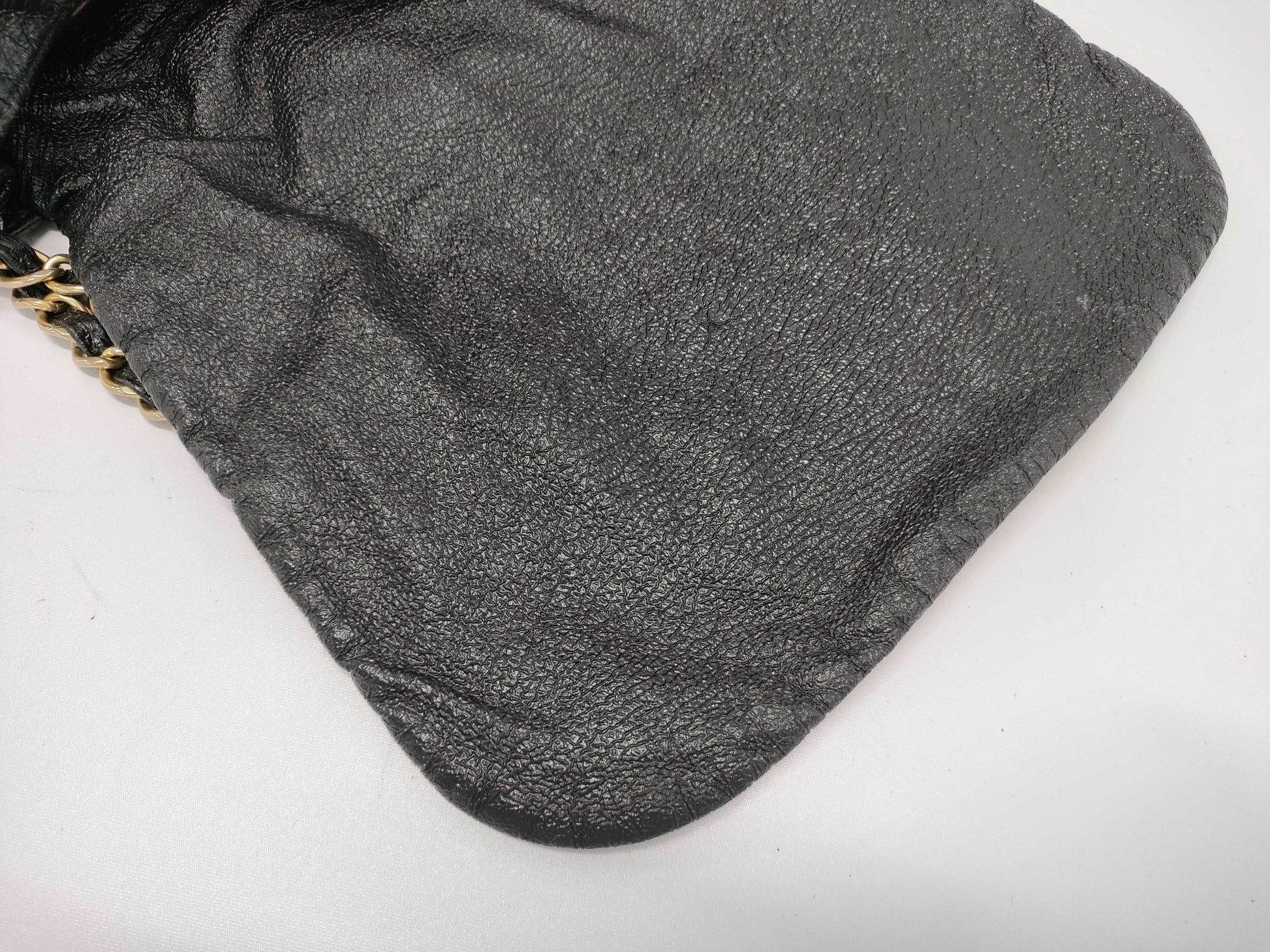 CHANEL Deca Coco Chain Shoulder Bag Leather Shoulder Bag