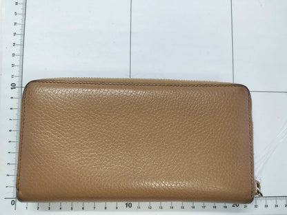 GUCCI Soho Round Zip Long Wallet 598187 Brown Leather Wallet
