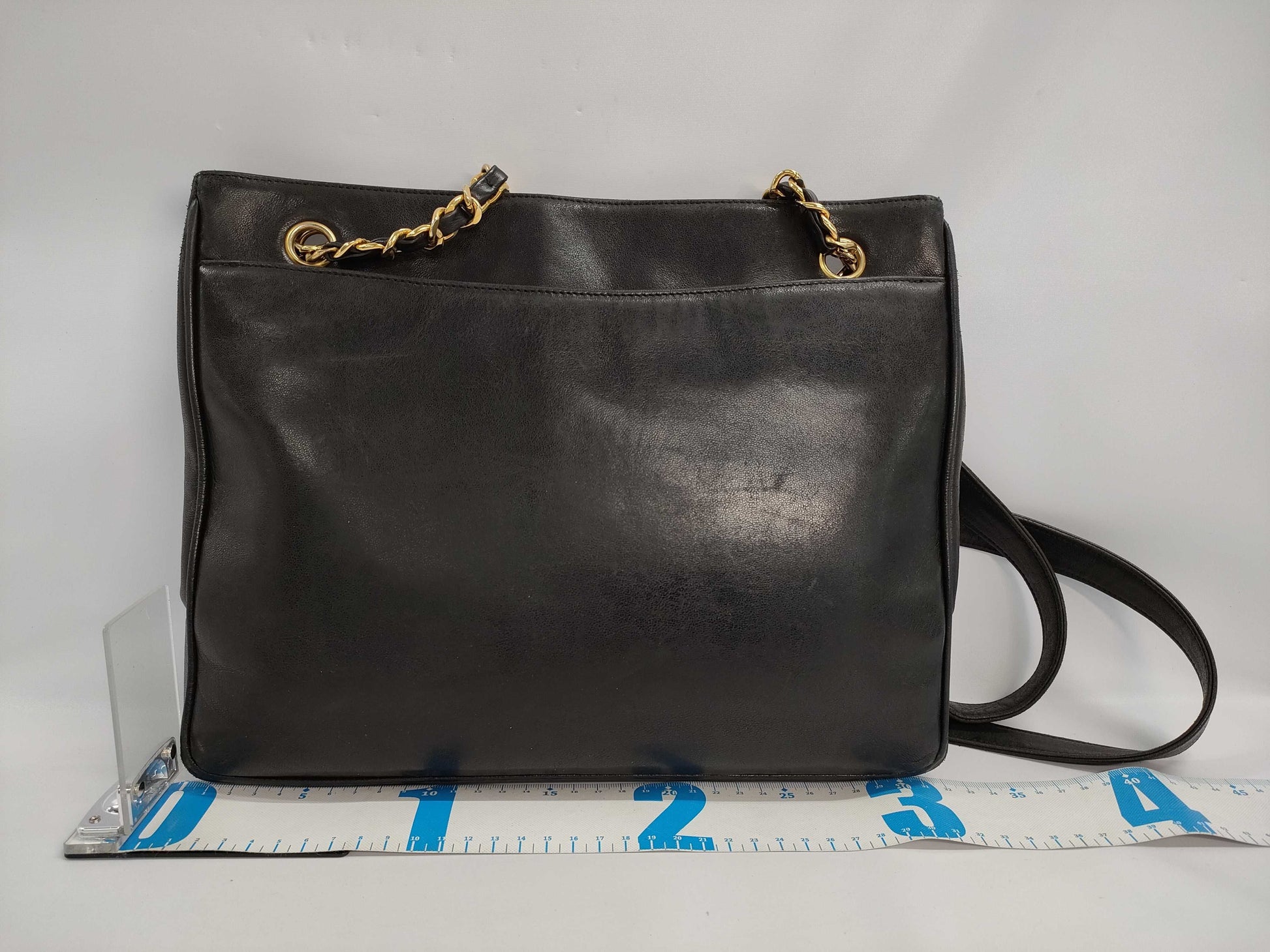 CHANEL Chain Shoulder Bag Lambskin 2656101 Black Bag