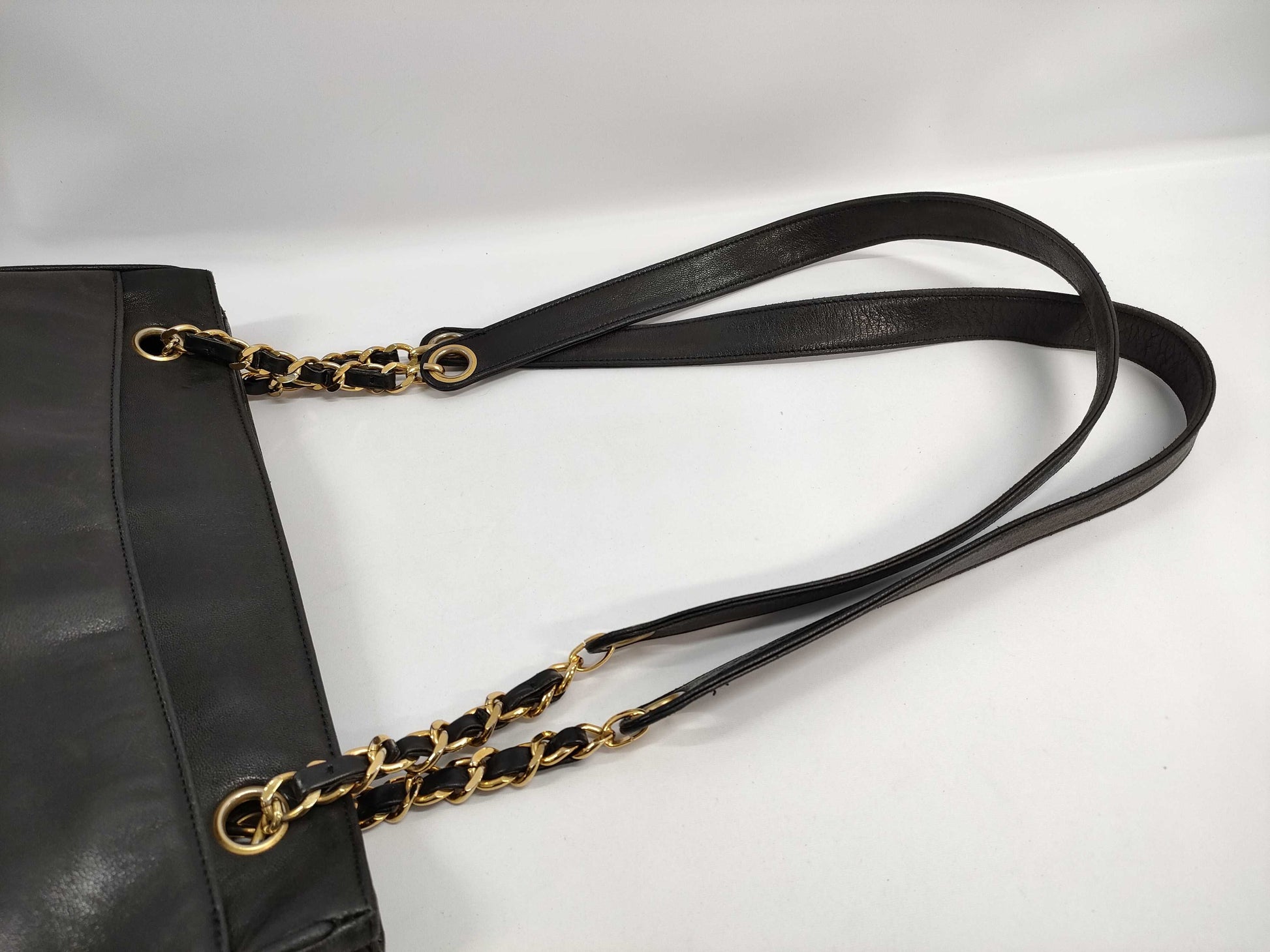 CHANEL Chain Shoulder Bag Lambskin 2656101 Black Bag