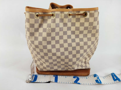 LOUIS VUITTON Damier Azur Louis Vuitton Damier Azur Noe N42222 AR3102 Shoulder Bag