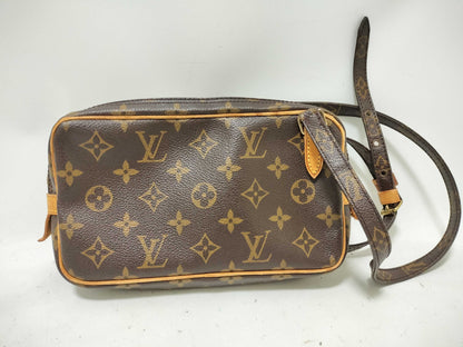 LOUIS VUITTON Monogram Louis Vuitton Pochette Marly Bandouliere Shoulder Bag