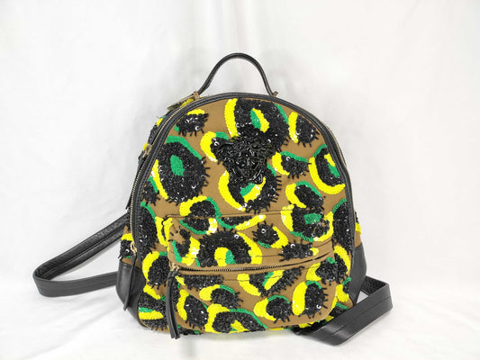 VERSACE VERSACE Sequin Beaded Backpack