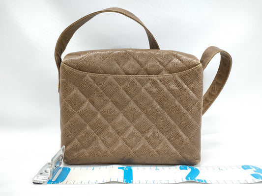 CHANEL Caviar Skin Matelasse Shoulder Bag