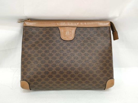 CELINE Macadam pattern pouch