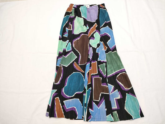 PLEATS PLEASE Pants, Multicolor Polyester Pants