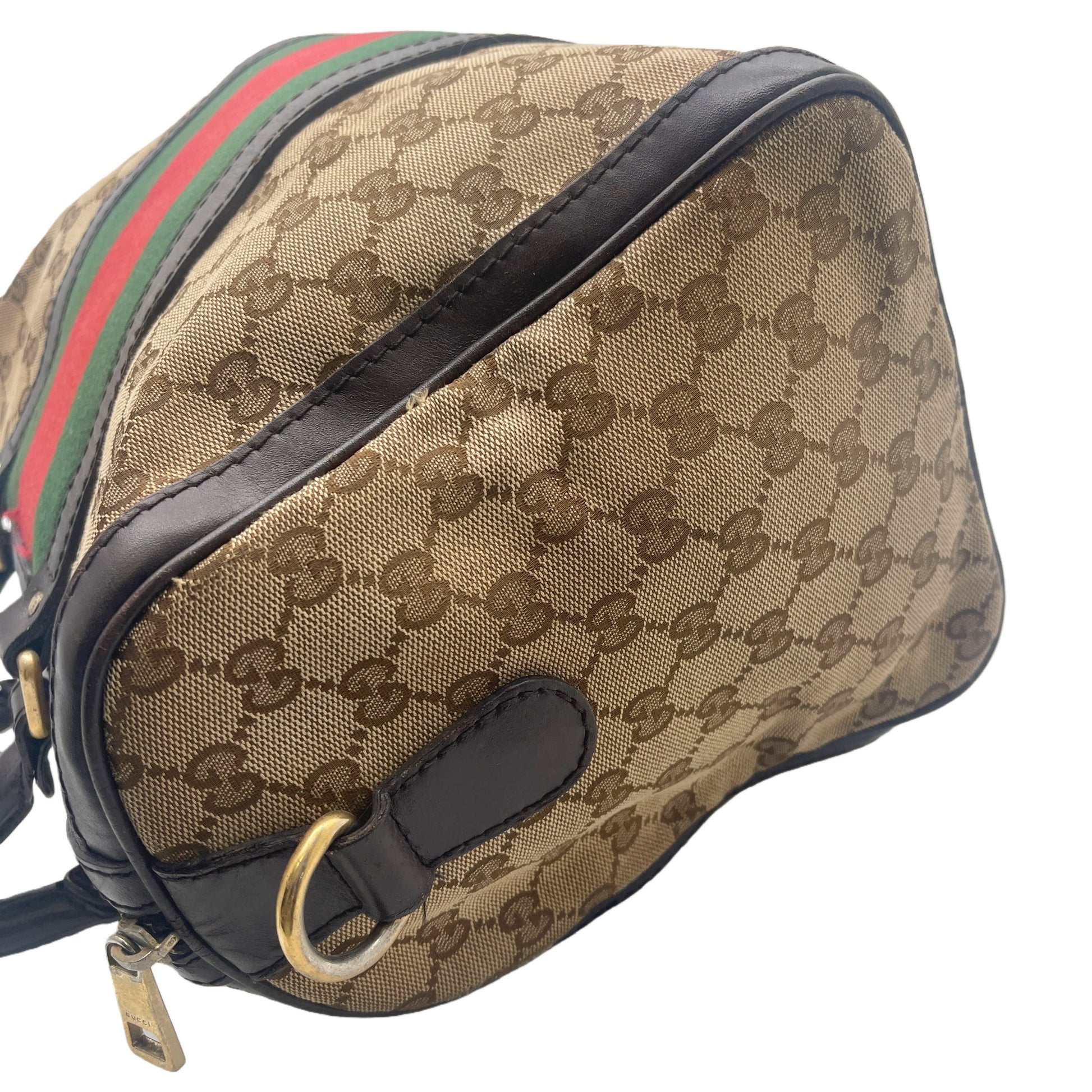 GUCCI Gucci Sherry Line Canvas Boston Bag Boston Bag