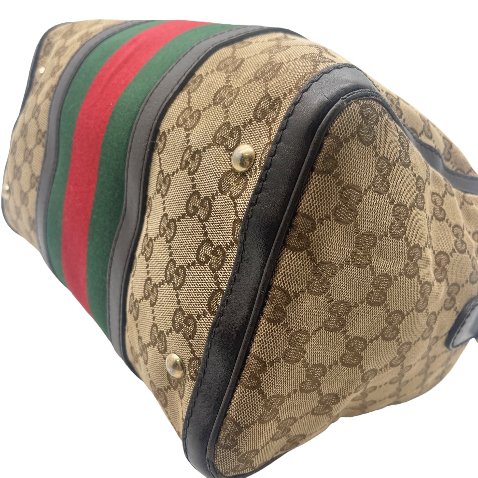 GUCCI Gucci Sherry Line Canvas Boston Bag Boston Bag