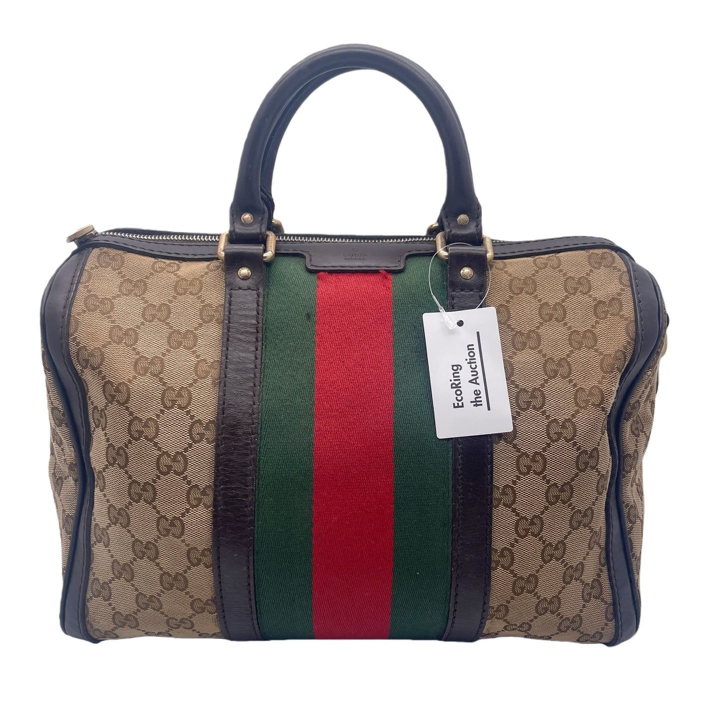 GUCCI Gucci Sherry Line Canvas Boston Bag Boston Bag