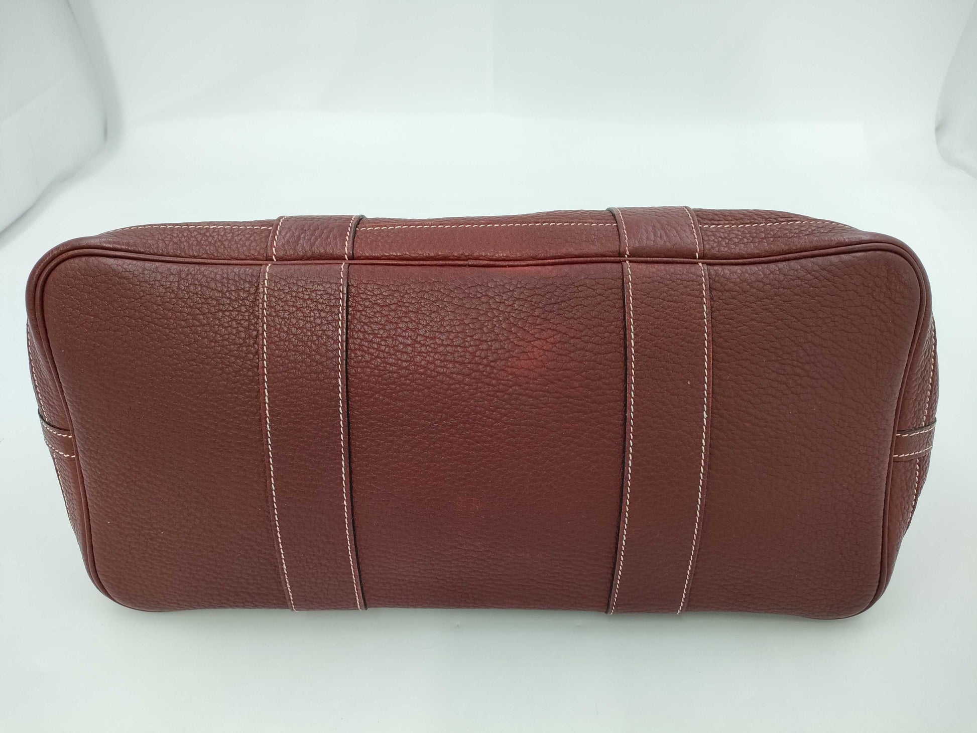 HERMES Garden Party PM K engraved tote bag