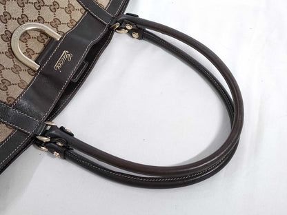 GUCCI GG Canvas Abbey Tote Bag