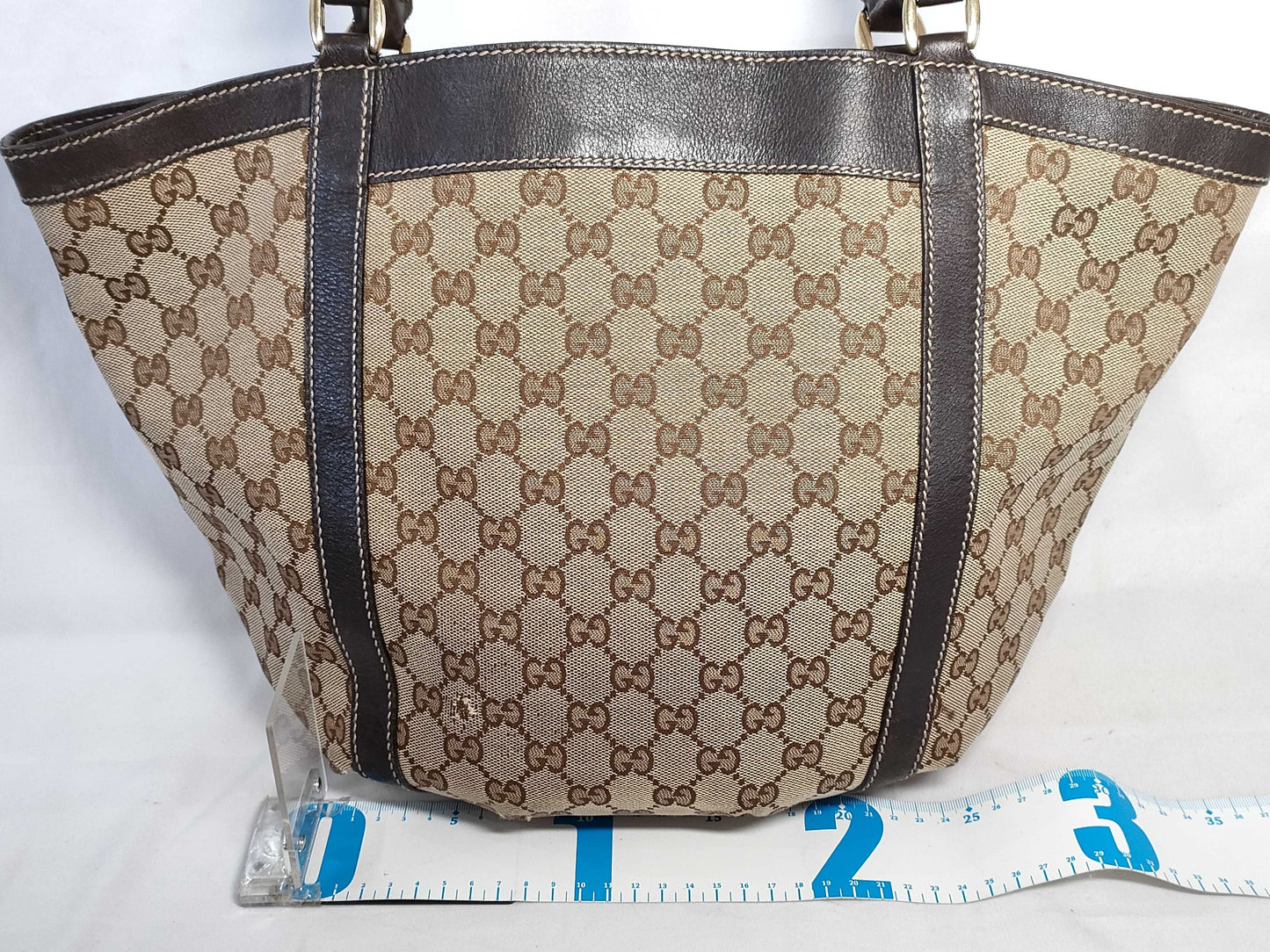 GUCCI GG Canvas Abbey Tote Bag