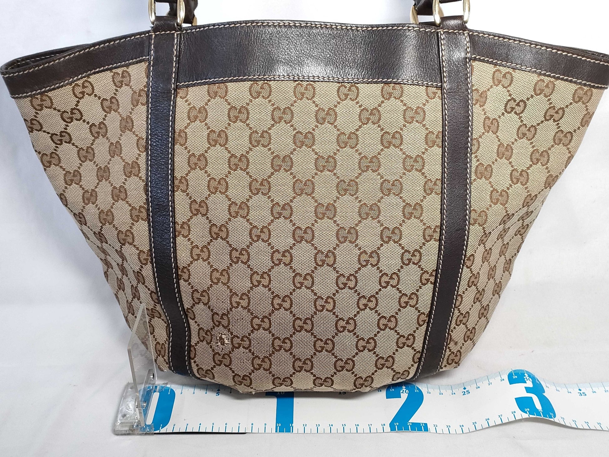 GUCCI GG Canvas Abbey Tote Bag