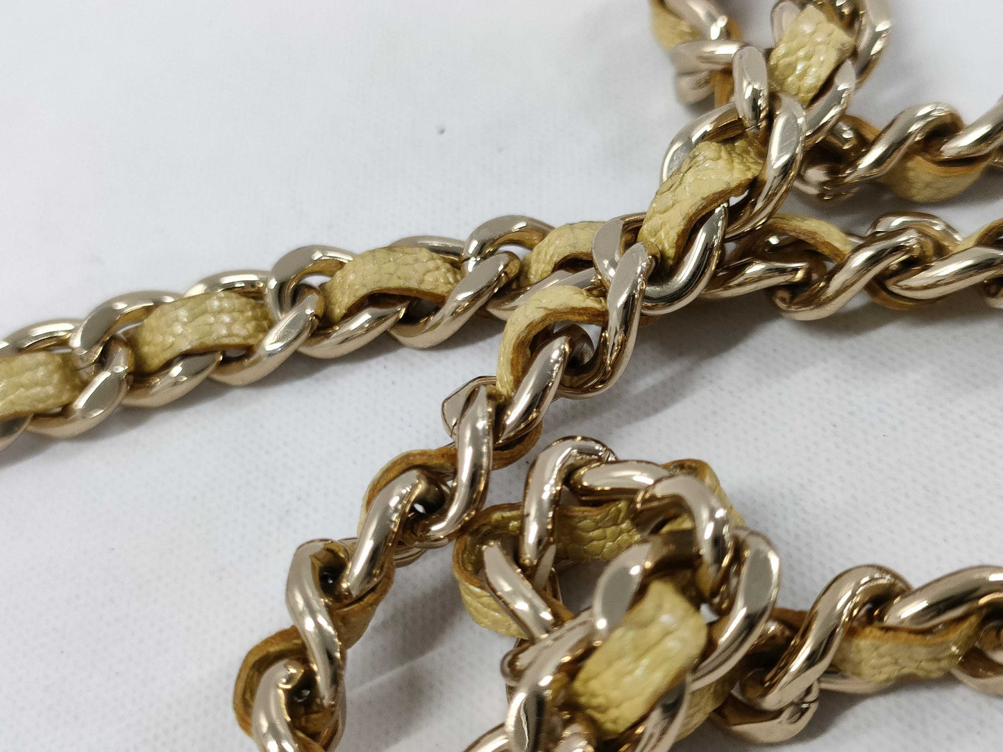 CHANEL Caviar Matelasse Round Chain Shoulder Bag with Seal Card