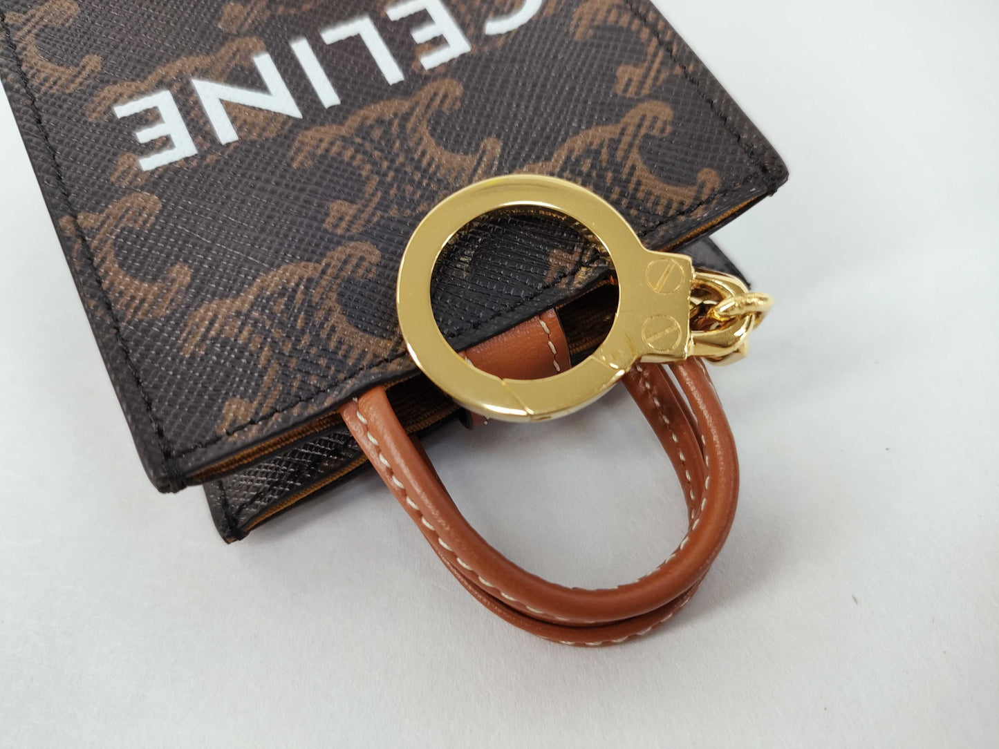 CELINE Vertical Mini Bag Charm Key Case/Key Holder