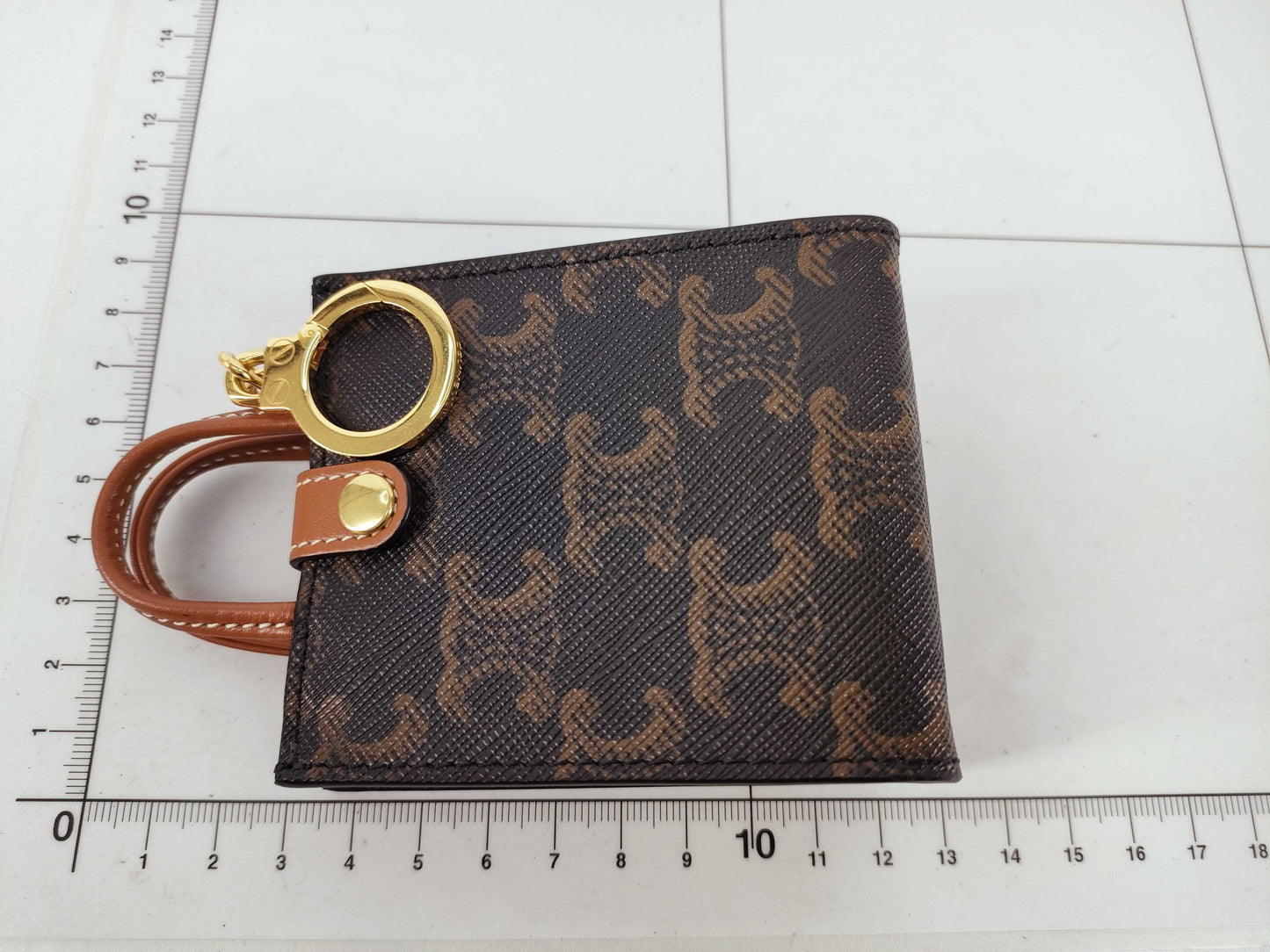 CELINE Vertical Mini Bag Charm Key Case/Key Holder