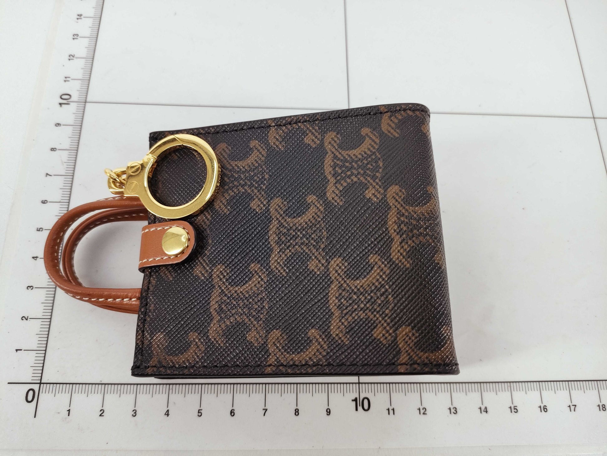 CELINE Vertical Mini Bag Charm Key Case/Key Holder