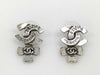 CHANEL Coco Mark earrings with parts and comments