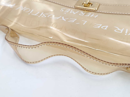 HERMES Vinyl Kelly Handbag