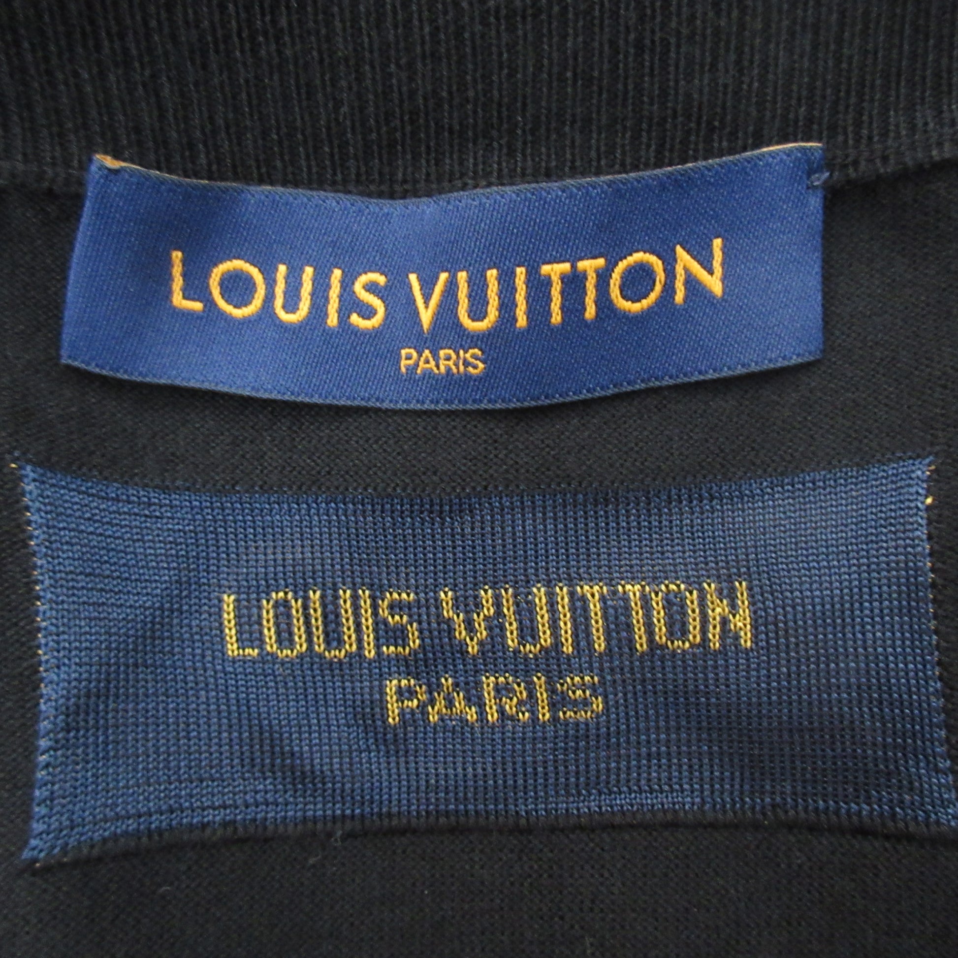 LOUIS VUITTON Excellent condition XL 22SS AMEN BREAK COTTON KNIT logo jacquard short-sleeved knit T-shirt RM221 JS5 HMN81W Black and White Louis Vuitton Japan Tops