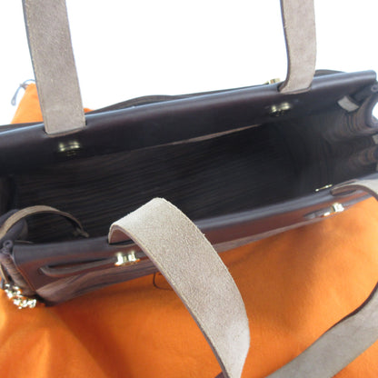 HERMES Cabas PM Handbag with H Stamp, Vibrato Leather, Brown, Gold Hardware, Handbag, Shoulder Bag, Tote Bag