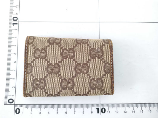 GUCCI GG Canvas Gucci Key Case/Key Holder