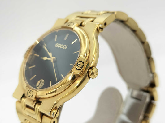 GUCCI 9200M 0062311 Quartz Black Dial Women's Watch