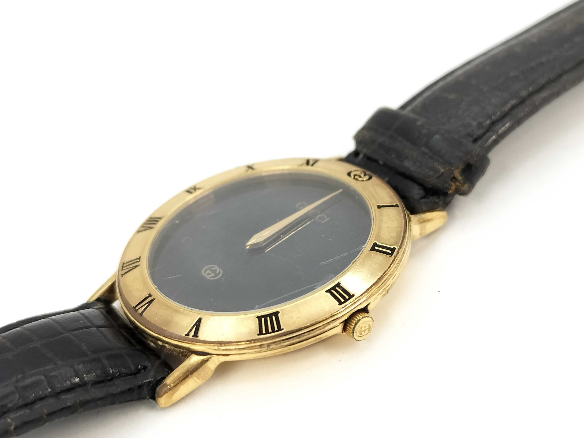 GUCCI 3000M 0101286 Quartz Black Dial Boys' Watch