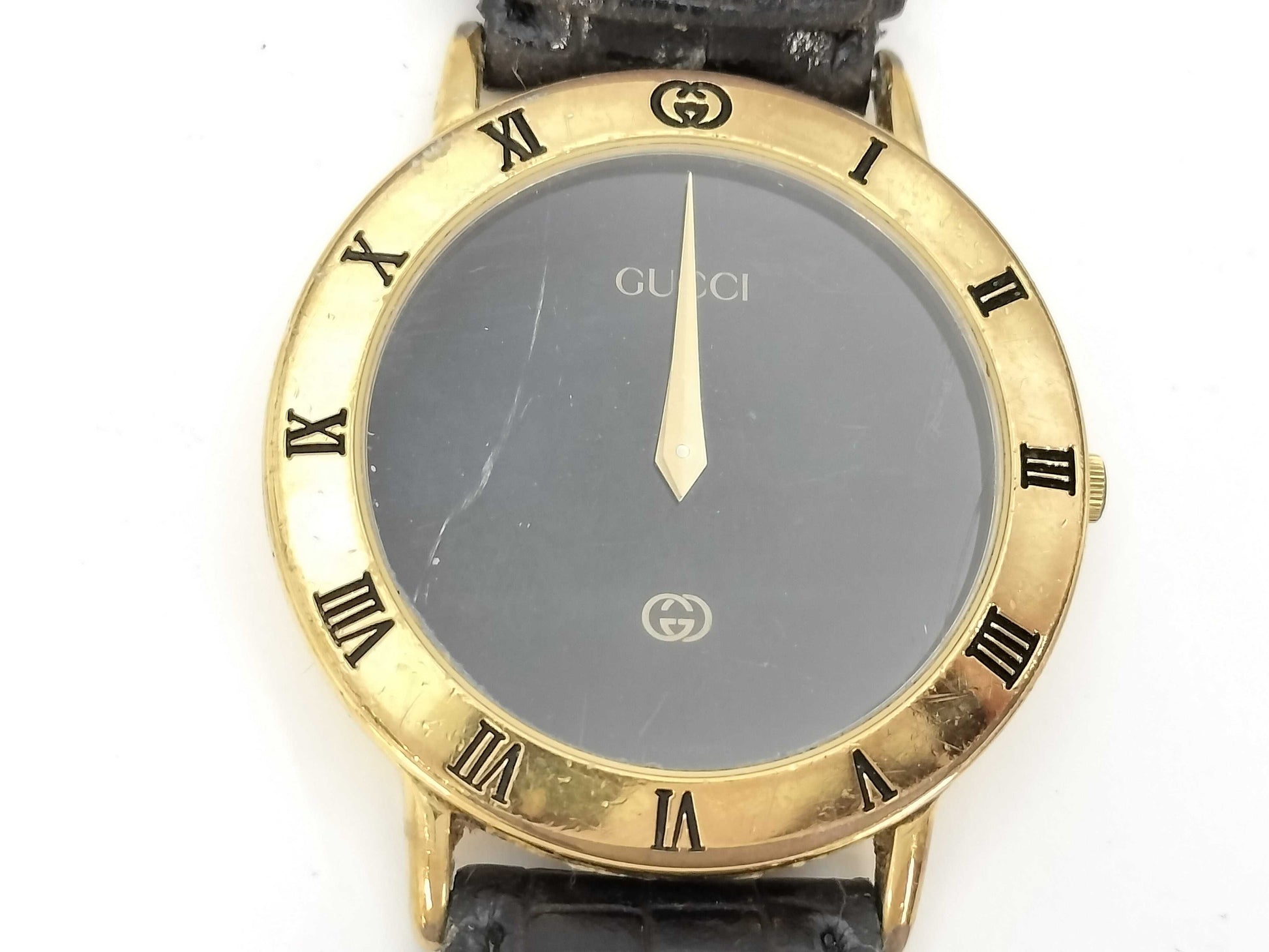 GUCCI 3000M 0101286 Quartz Black Dial Boys' Watch