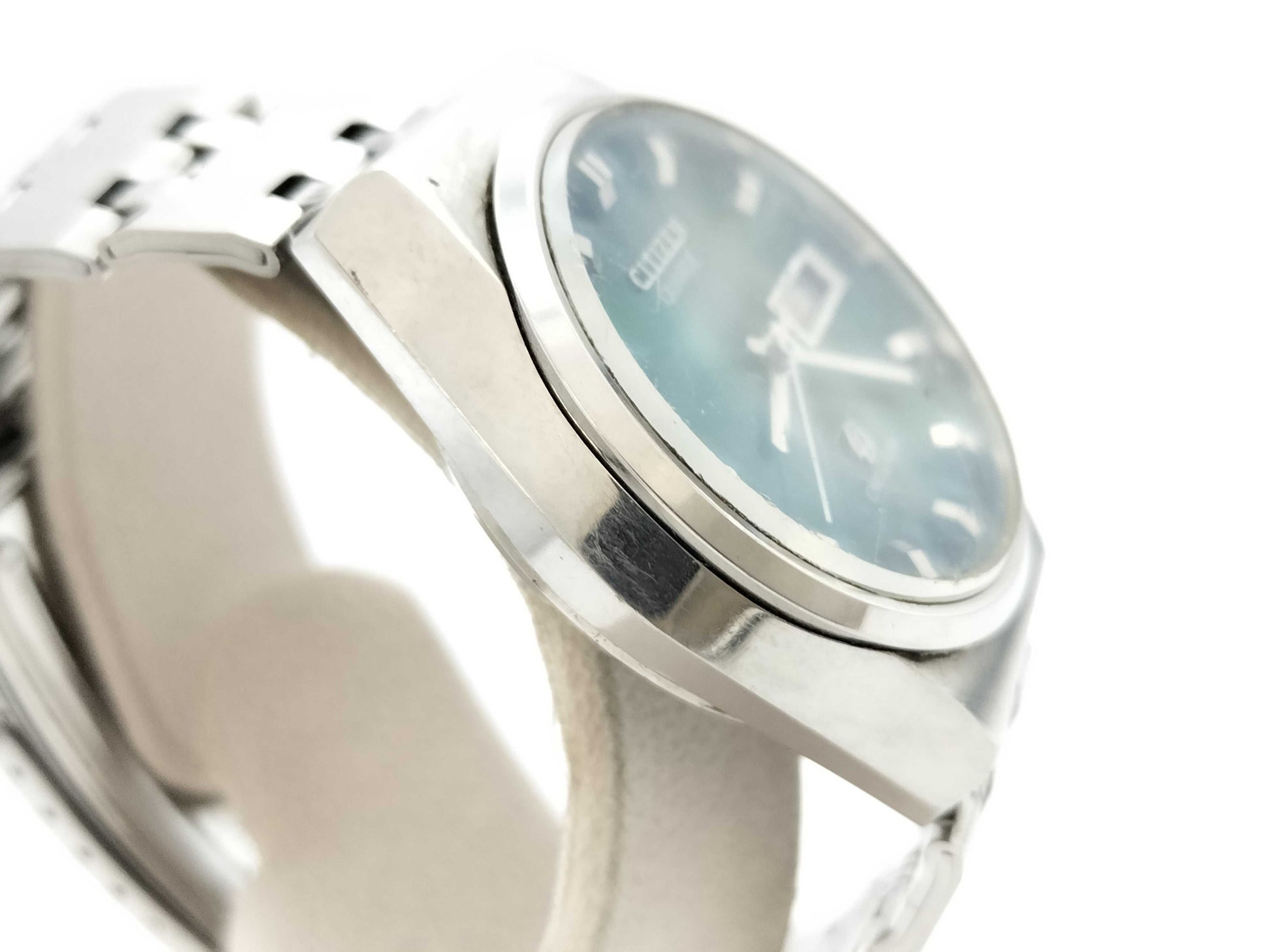 CITIZEN Crystron 4-860535K 60102767 Quartz Green Dial Boys' Watch