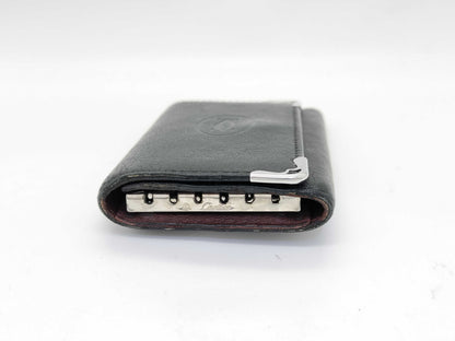 Cartier Must Cartier Must Line Leather Card Case Black Card Case/Pass Case/Business Card Case Key Case/Key Holder