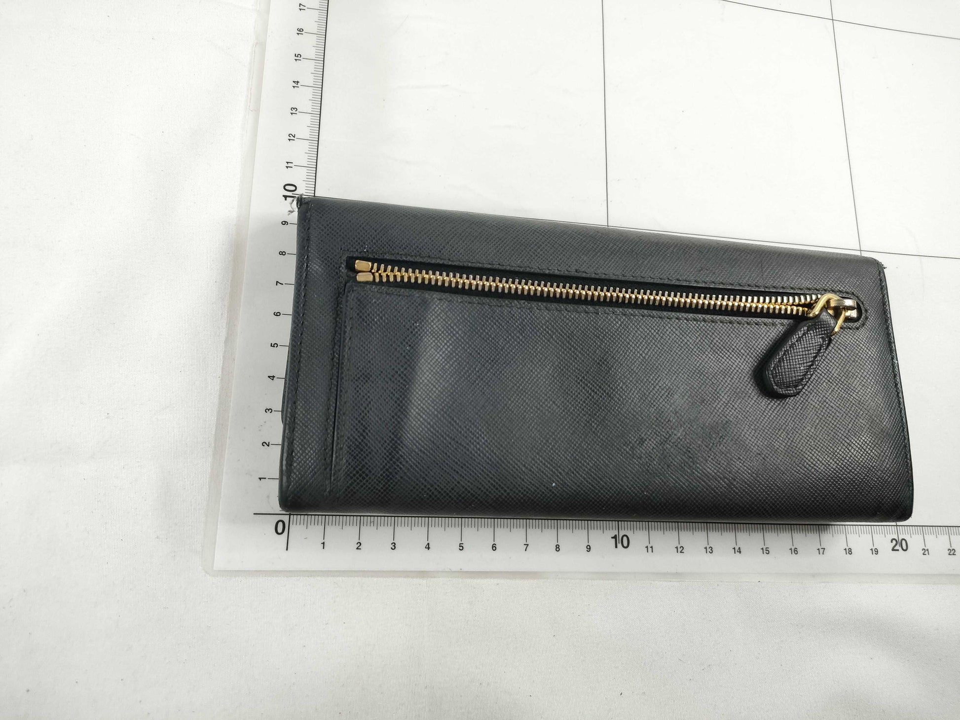 PRADA PRADA Saffiano Long Wallet with Card Holder