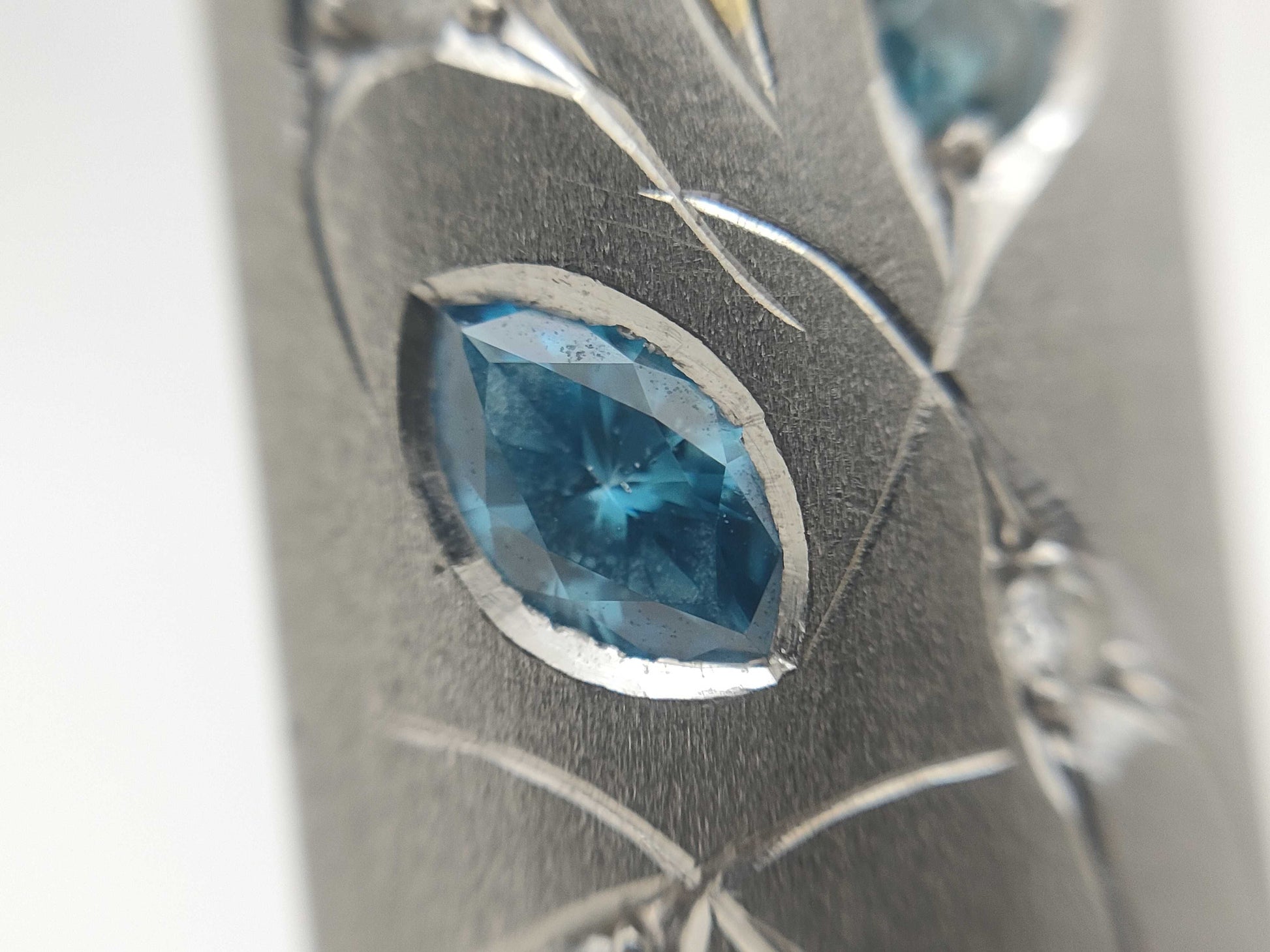 Koji Iwakura D0.23/0.05ct PT900/K18/METAL 8.0g Necklace 