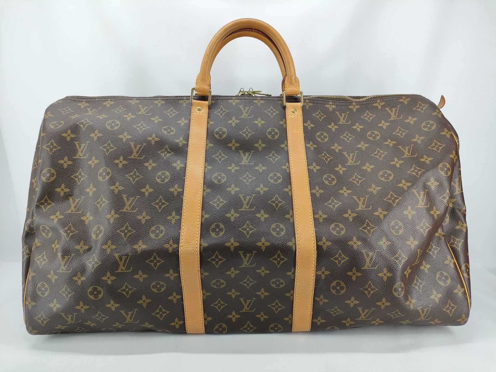 LOUIS VUITTON Monogram Keepall Boston Bag