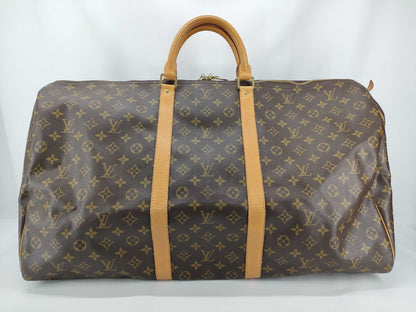 LOUIS VUITTON Monogram Keepall Boston Bag